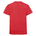 Bright Red - Back - Jerzees Schoolgear Childrens-Kids Classic Plain Ringspun Cotton T-Shirt