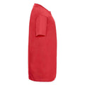 Bright Red - Side - Jerzees Schoolgear Childrens-Kids Classic Plain Ringspun Cotton T-Shirt