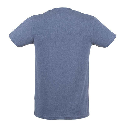Navy - Back - SF Men Mens Feel Good Heather Stretch T-Shirt