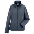 Convoy Grey - Front - Russell Womens-Ladies Smart Soft Shell Jacket
