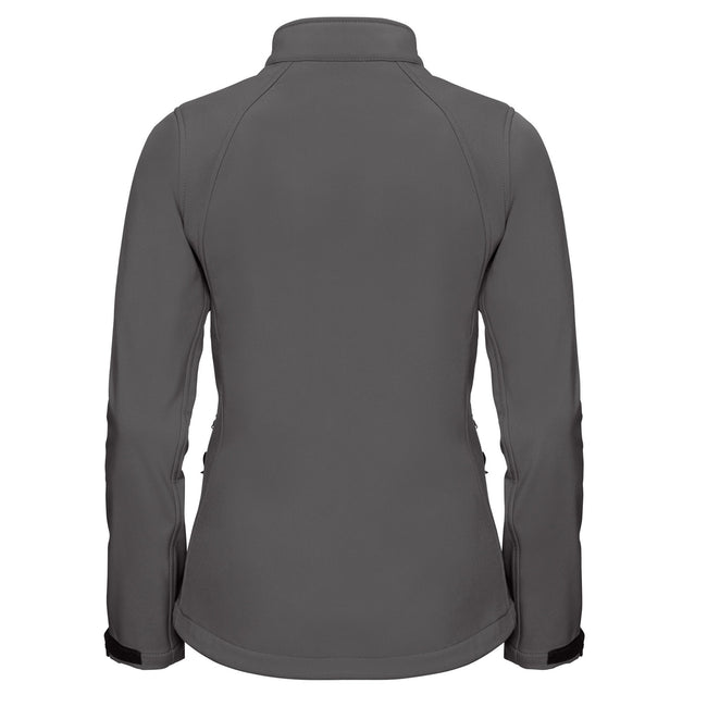 Titanium - Back - Russell Womens-Ladies Soft Shell Jacket