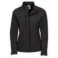 Black - Front - Russell Womens-Ladies Soft Shell Jacket