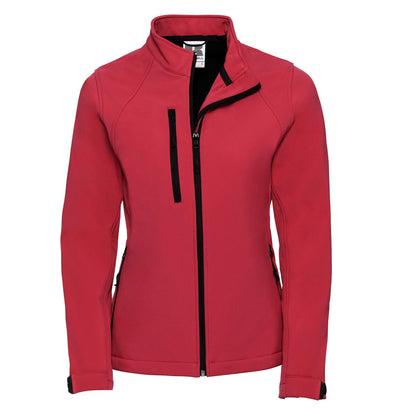 Classic Red - Front - Russell Womens-Ladies Soft Shell Jacket