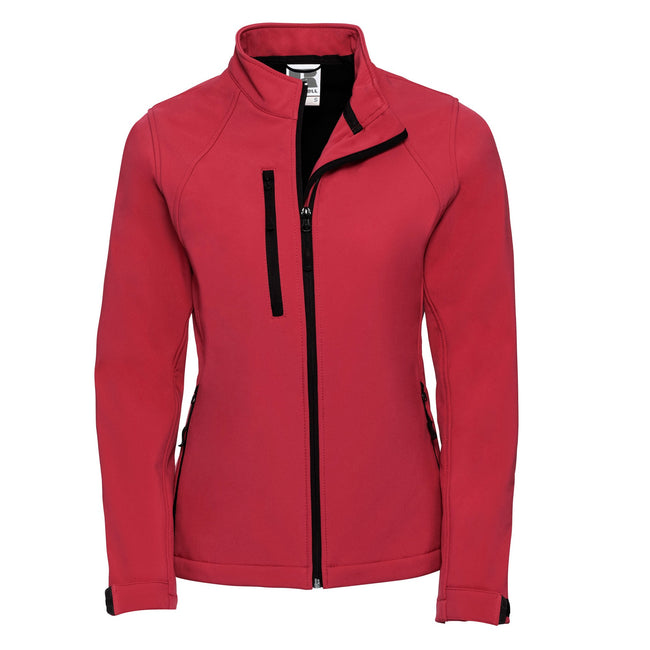 Classic Red - Front - Russell Womens-Ladies Soft Shell Jacket