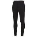 Jet Black - Front - Just Cool Mens Tapered Jogging Bottoms