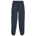 French Navy - Front - Jerzees Schoolgear Childrens-Kids Elasticated Hem Jogging Bottoms