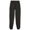 Black - Front - Jerzees Schoolgear Childrens-Kids Elasticated Hem Jogging Bottoms