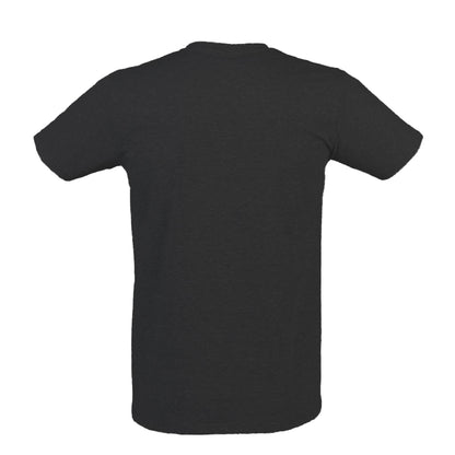 Black - Back - SF Men Mens Stretch V Neck T-Shirt