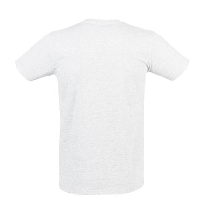 White - Back - SF Men Mens Stretch V Neck T-Shirt