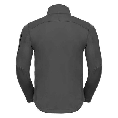 Titanium - Side - Russell Mens Sports Soft Shell Jacket