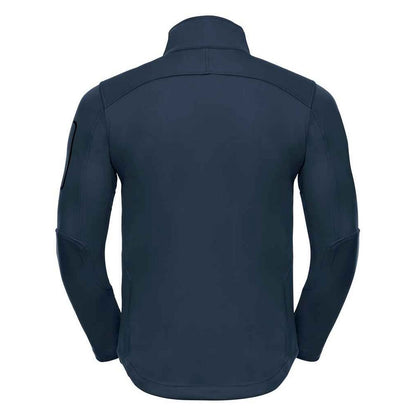 French Navy - Back - Russell Mens Sports Soft Shell Jacket
