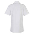 White - Back - Premier Womens-Ladies Short-Sleeved Chef Jacket