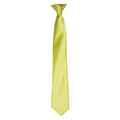 Lime - Front - Premier Unisex Adult Satin Tie