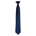 Navy - Front - Premier Unisex Adult Satin Tie