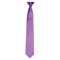 Rich Violet - Front - Premier Unisex Adult Satin Tie