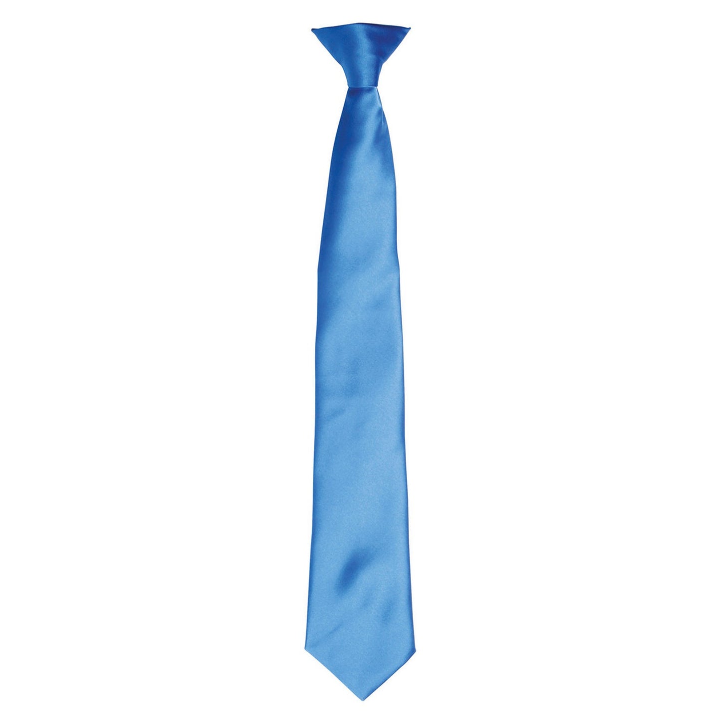 Sapphire Blue - Front - Premier Unisex Adult Satin Tie