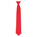 Strawberry Red - Front - Premier Unisex Adult Satin Tie