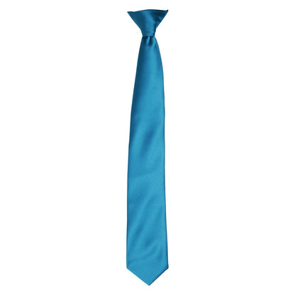 Teal - Front - Premier Unisex Adult Satin Tie