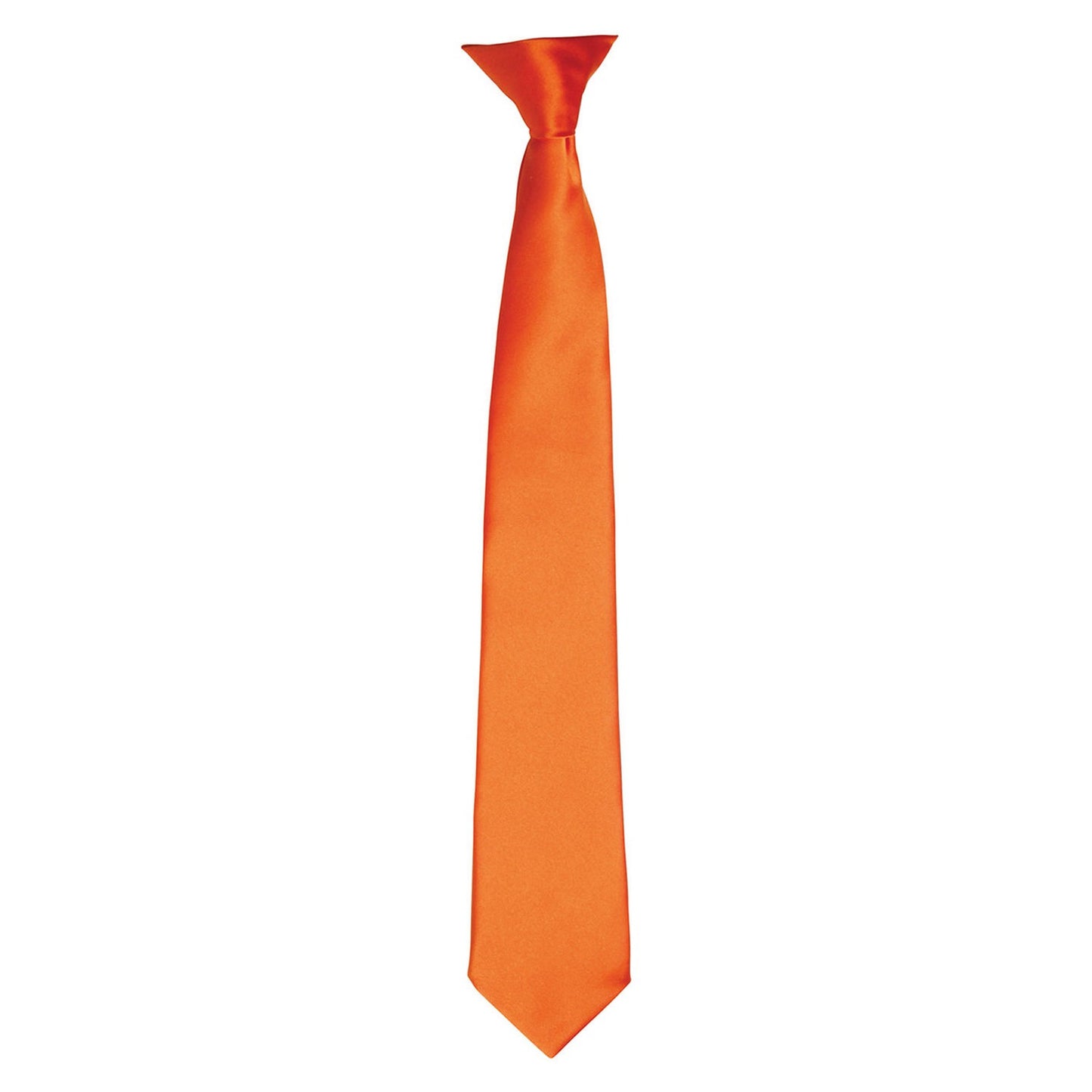 Terracotta - Front - Premier Unisex Adult Satin Tie