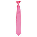 Fuchsia - Front - Premier Unisex Adult Satin Tie