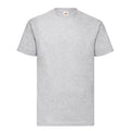 Heather Grey - Front - Fruit of the Loom Unisex Adult Value Heather T-Shirt