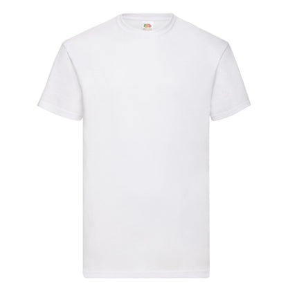 White - Front - Fruit of the Loom Unisex Adult Value T-Shirt