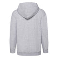 Heather Grey - Back - Fruit of the Loom Childrens-Kids Classic Full Zip Hoodie