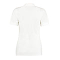 White - Back - Kustom Kit Womens-Ladies Sophia Comfortec V Neck Polo Shirt