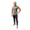 Black - Side - Spiro Mens Sprint Jogging Bottoms