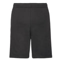 Black - Back - Fruit of the Loom Mens Lightweight Shorts
