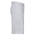 Heather Grey - Side - Fruit of the Loom Mens Lightweight Shorts