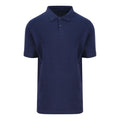 Jet Black - Front - Ecologie Mens Etosha Pique Organic Polo Shirt