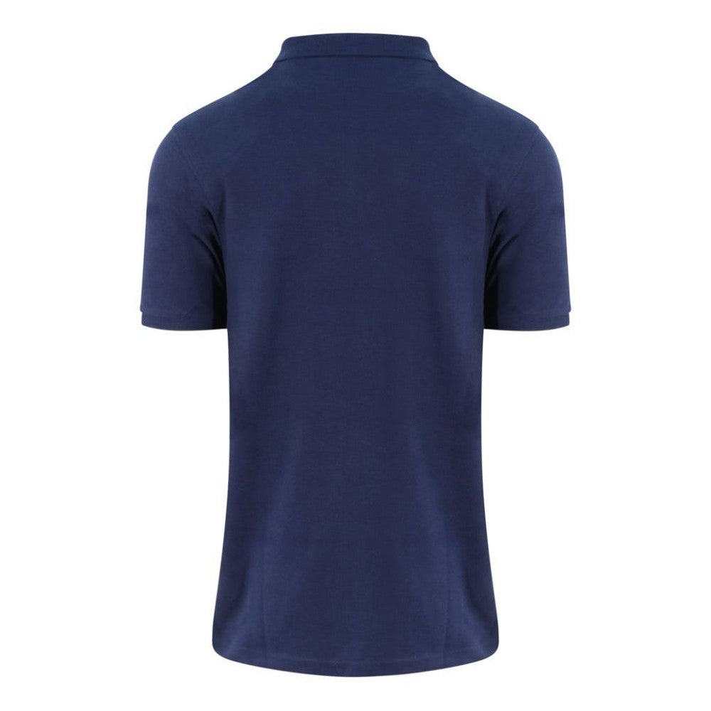 Jet Black - Back - Ecologie Mens Etosha Pique Organic Polo Shirt