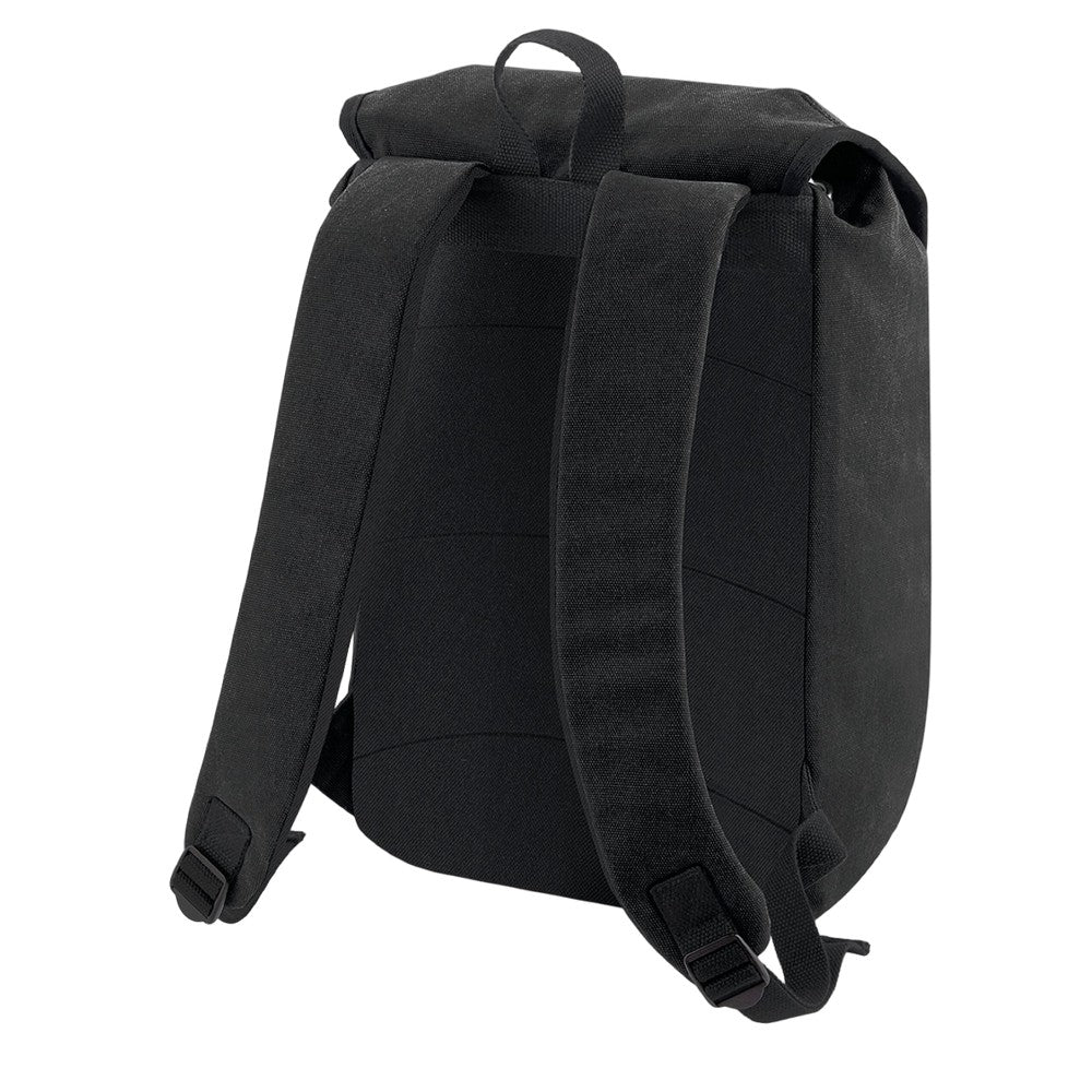 Black - Back - Quadra Vintage Backpack
