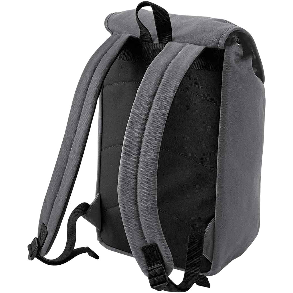 Graphite - Back - Quadra Vintage Backpack