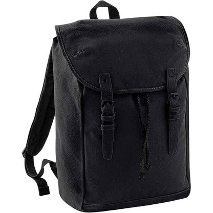 Black-Black - Front - Quadra Vintage Backpack