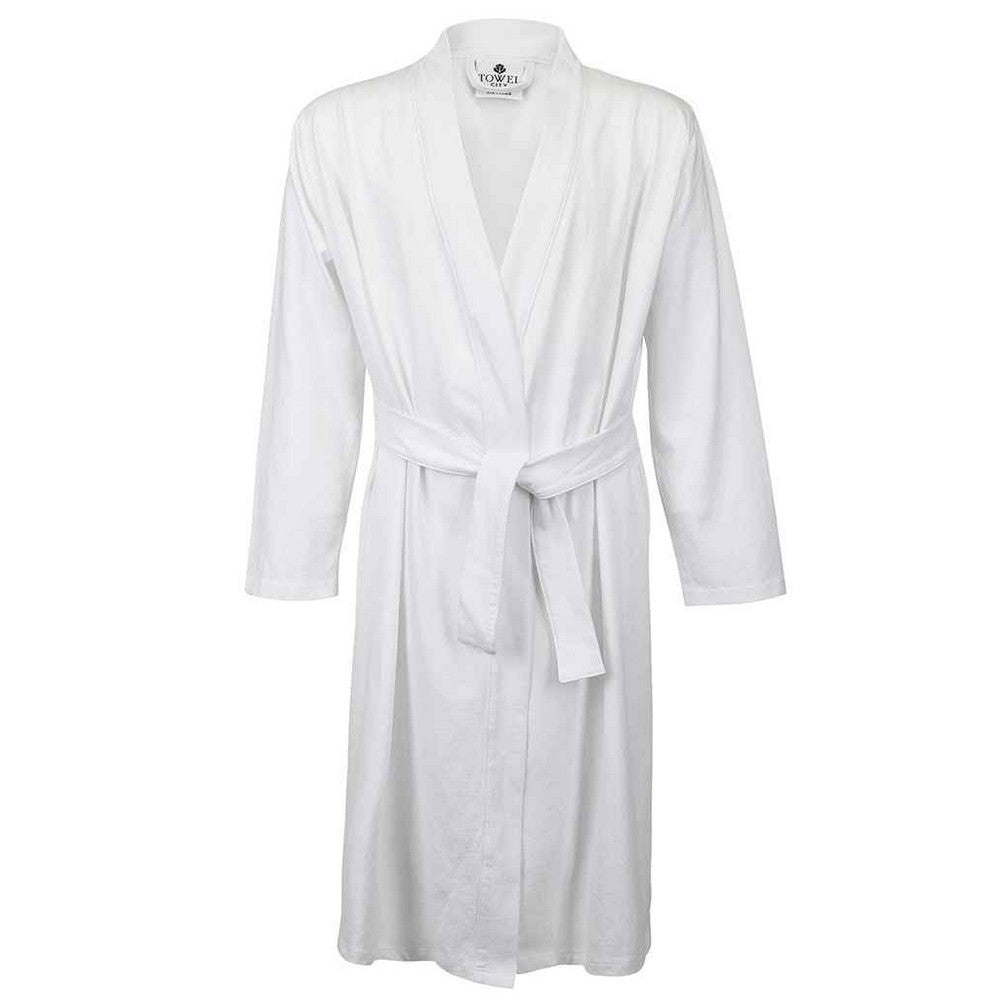White - Front - Towel City Childrens-Kids Robe