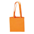 Medium Orange - Front - SOLS Austin Shopper Bag