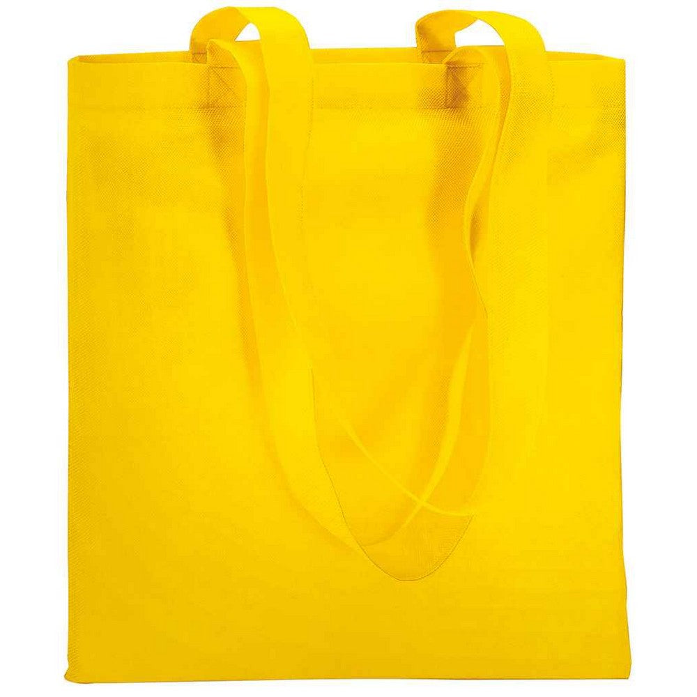 Lemon - Front - SOLS Austin Shopper Bag