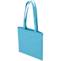 Turquoise Blue - Front - SOLS Austin Shopper Bag