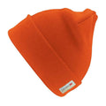 Fluorescent Orange - Front - Result Winter Essentials Woolly Thinsulate Ski Hat