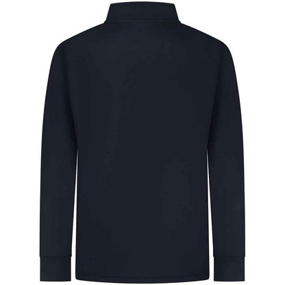 Navy - Back - Finden & Hales Mens Quarter Zip Tracksuit Top