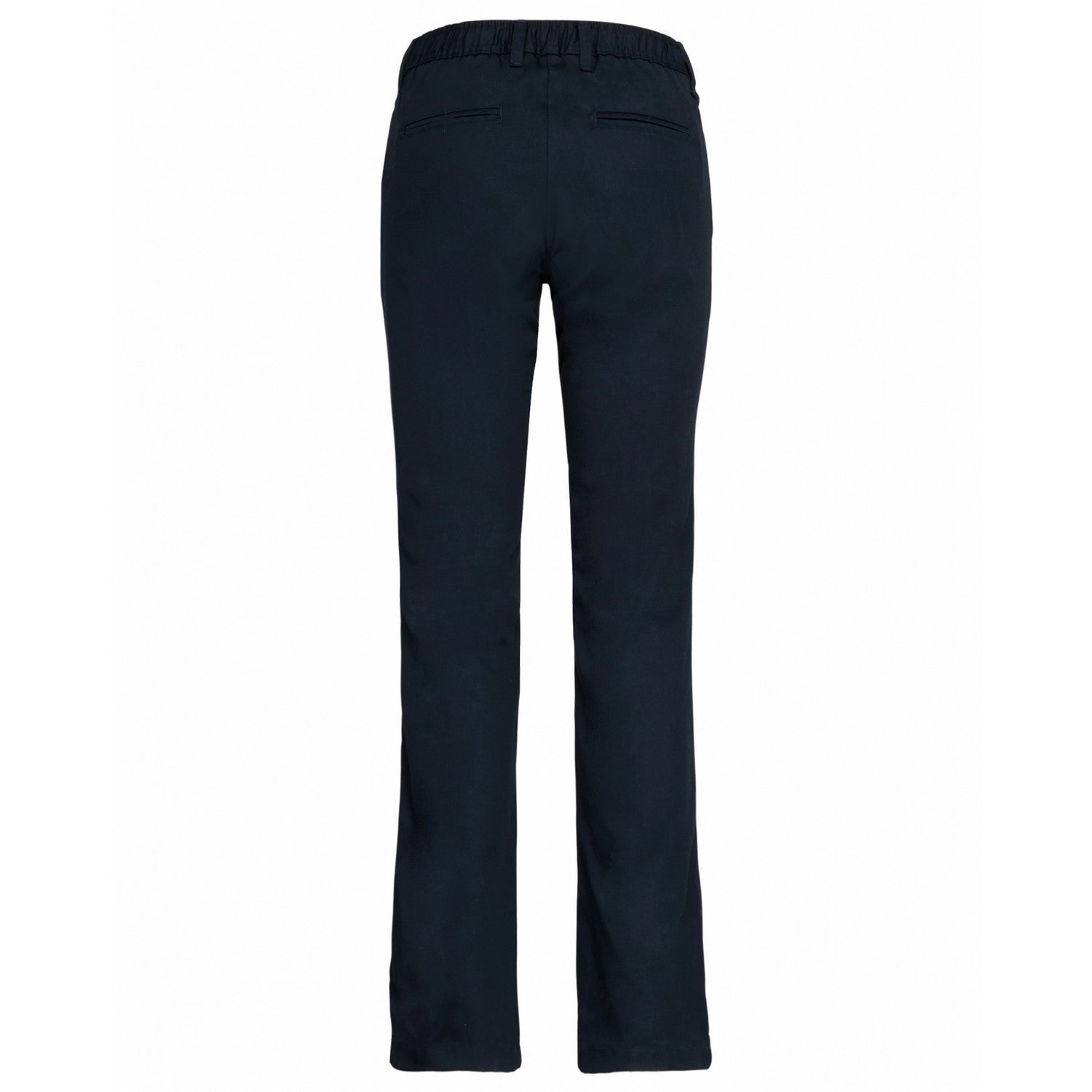 Navy - Back - WK. Designed To Work Womens-Ladies Day To Day Trousers