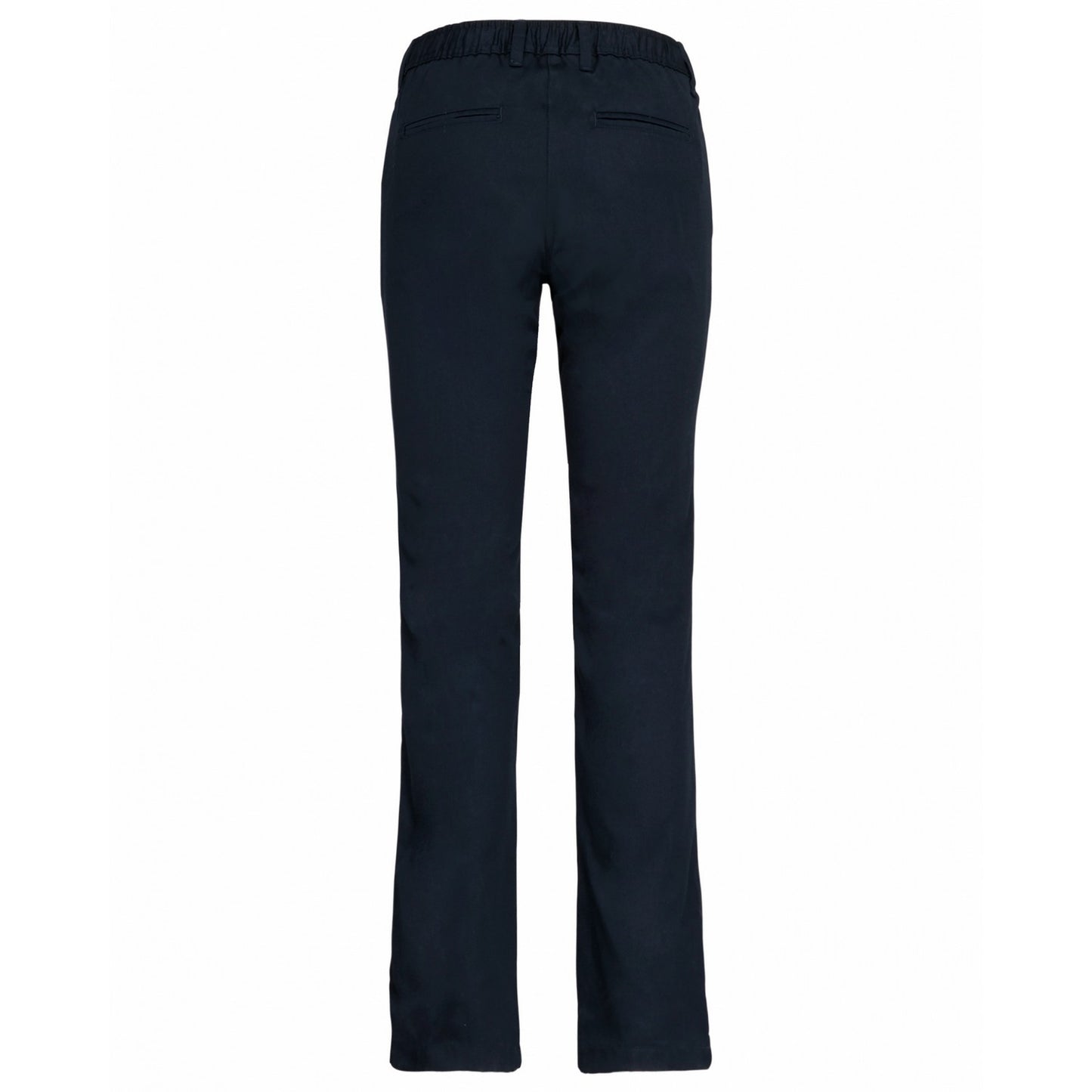 Navy - Back - WK. Designed To Work Womens-Ladies Day To Day Trousers