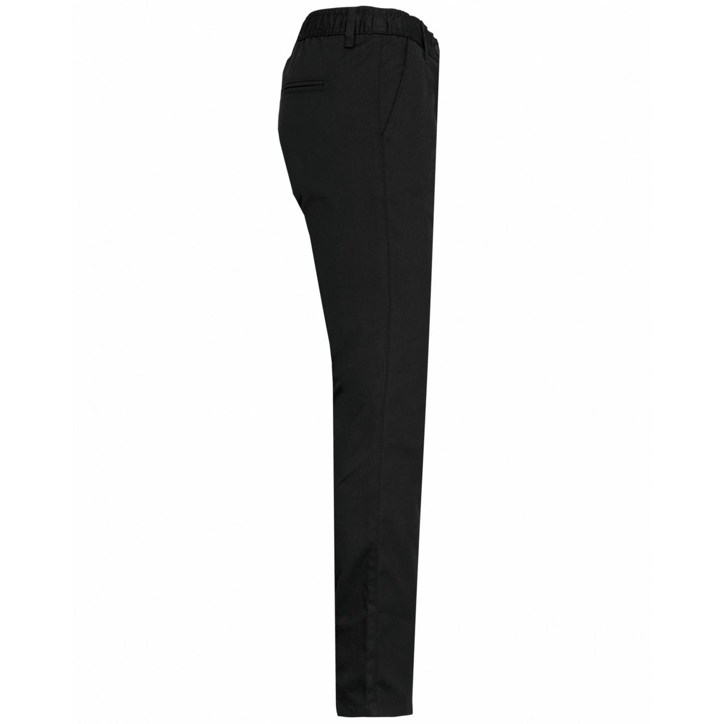 Black - Side - WK. Designed To Work Womens-Ladies Day To Day Trousers
