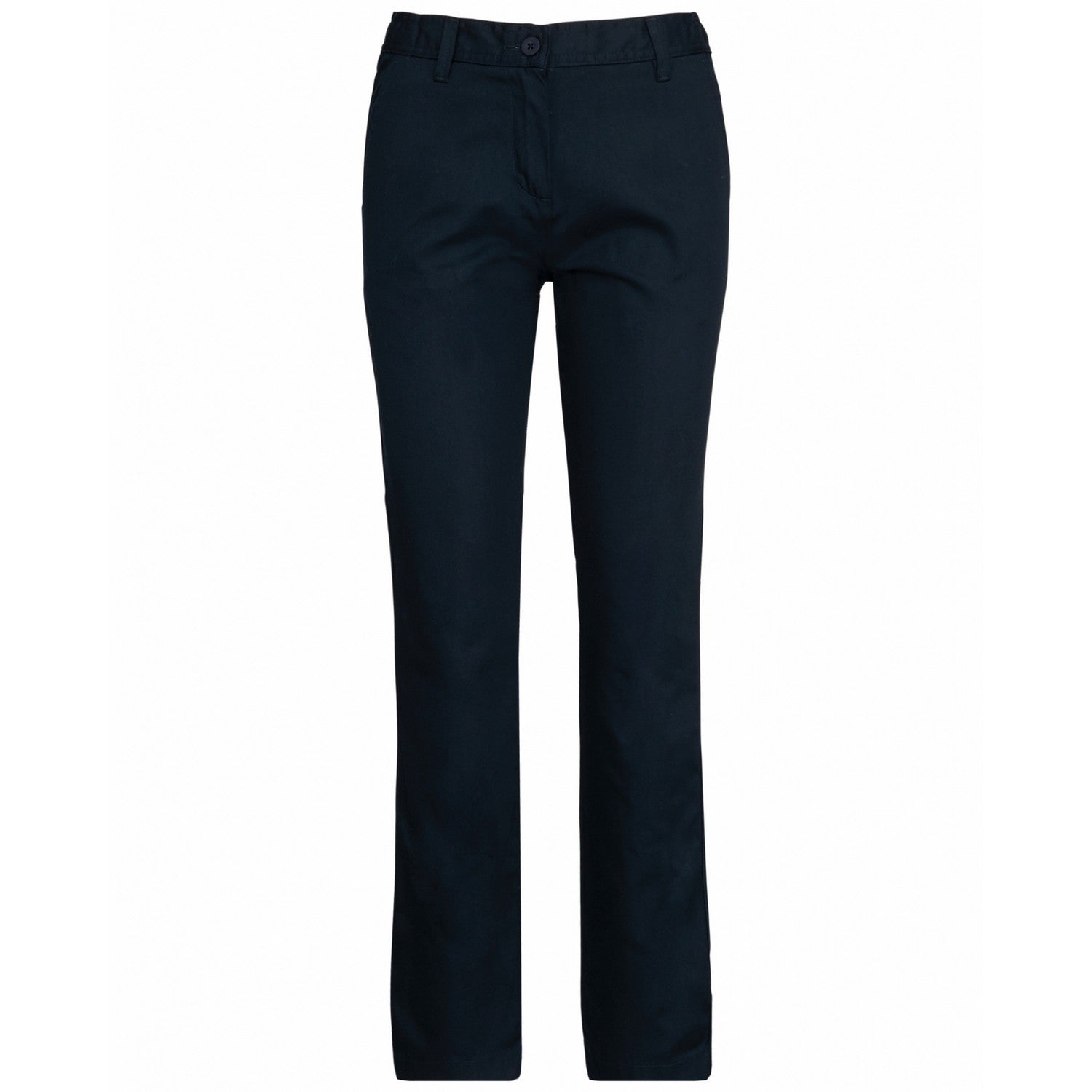 Navy - Front - WK. Designed To Work Womens-Ladies Day To Day Trousers