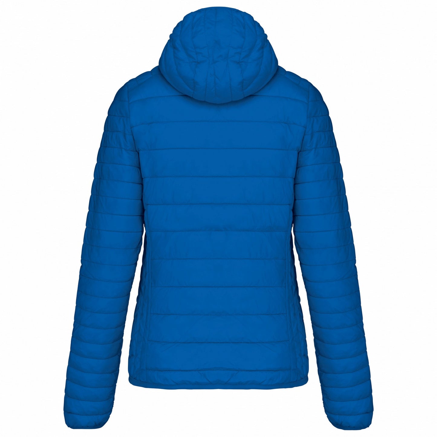 Light Royal Blue - Back - Kariban Womens-Ladies Lightweight Hooded Padded Jacket