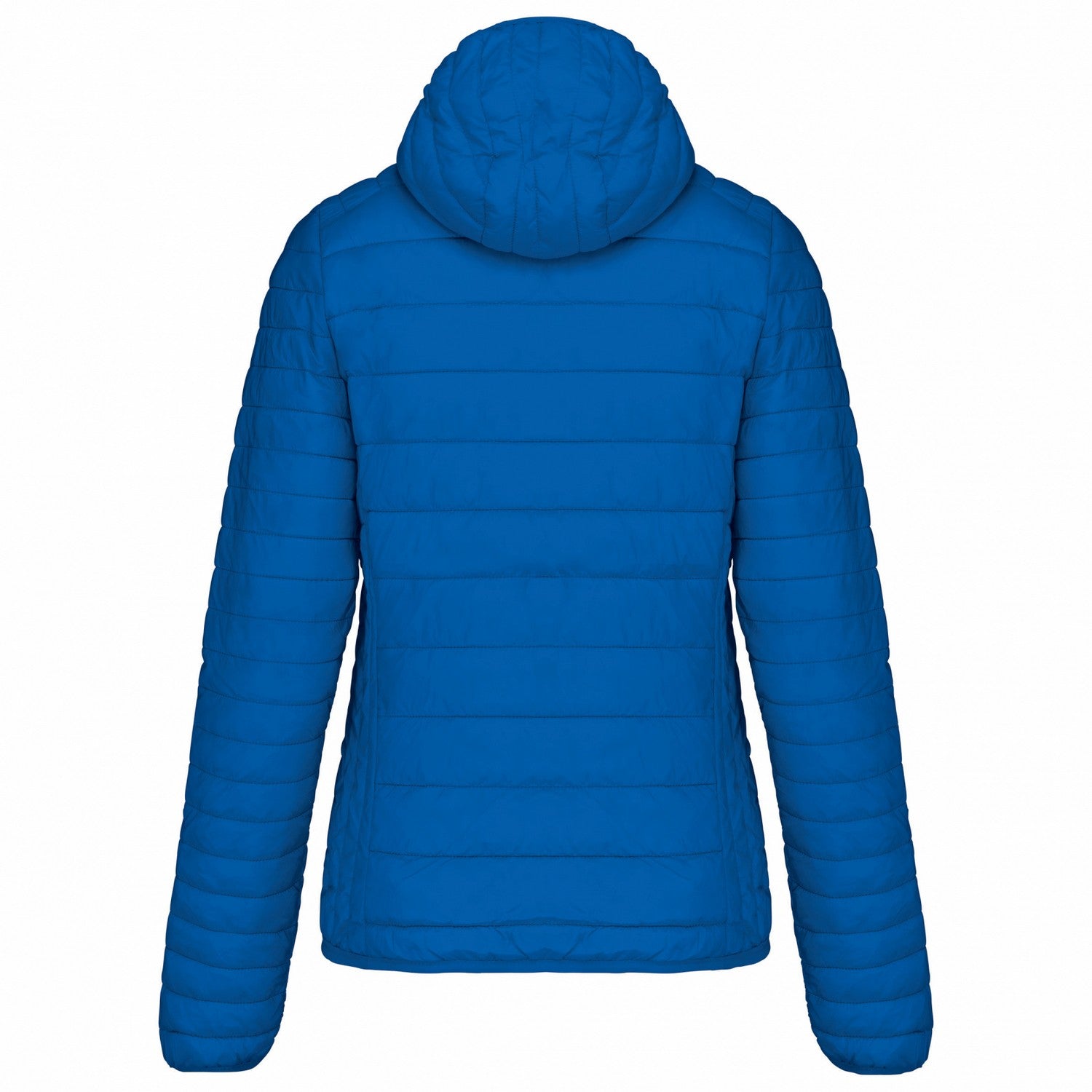 Light Royal Blue - Back - Kariban Womens-Ladies Lightweight Hooded Padded Jacket