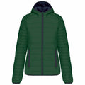 Forest Green - Front - Kariban Womens-Ladies Lightweight Hooded Padded Jacket