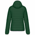 Forest Green - Back - Kariban Womens-Ladies Lightweight Hooded Padded Jacket